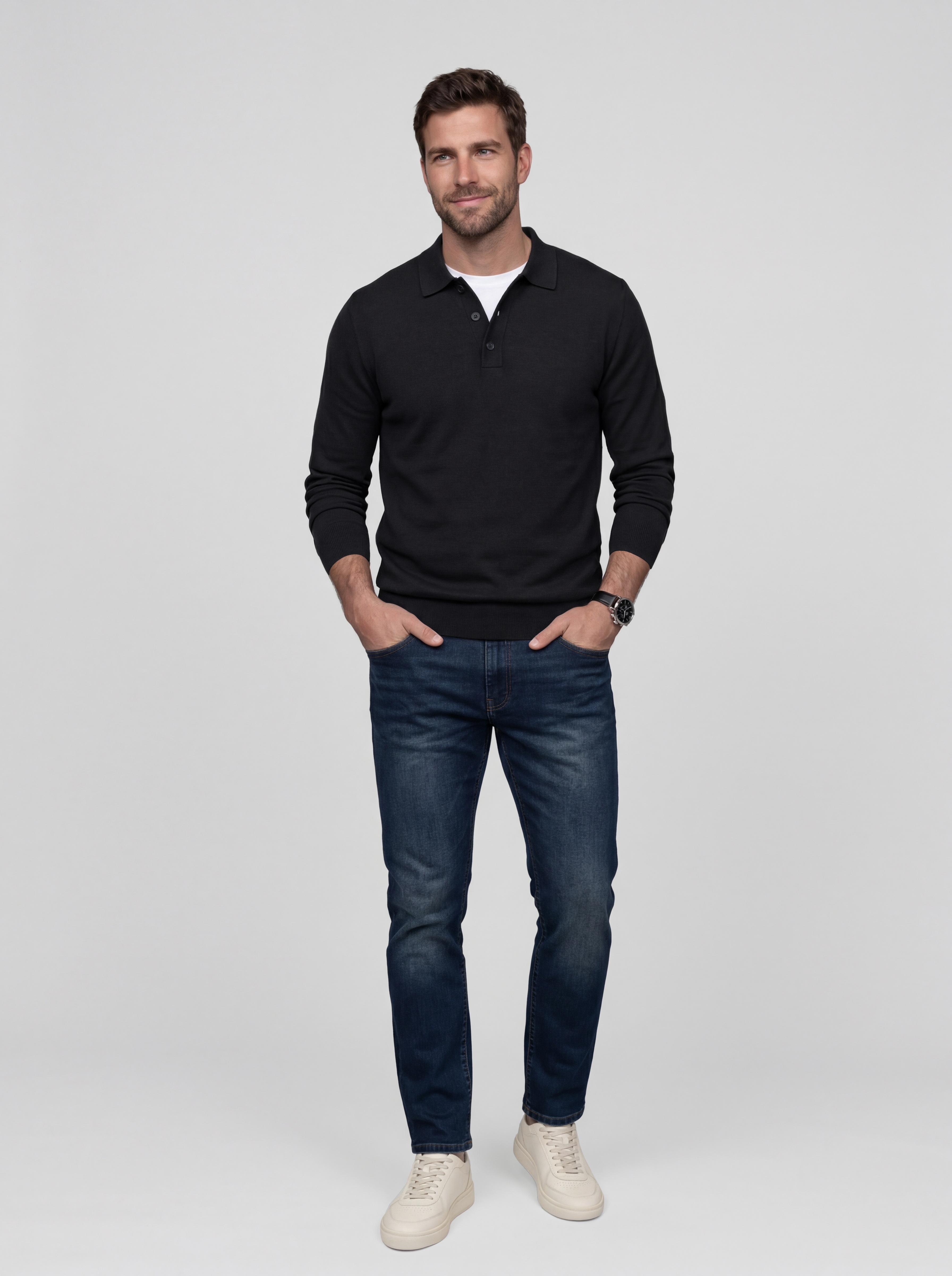 Modelo virtual de menswear para LEO