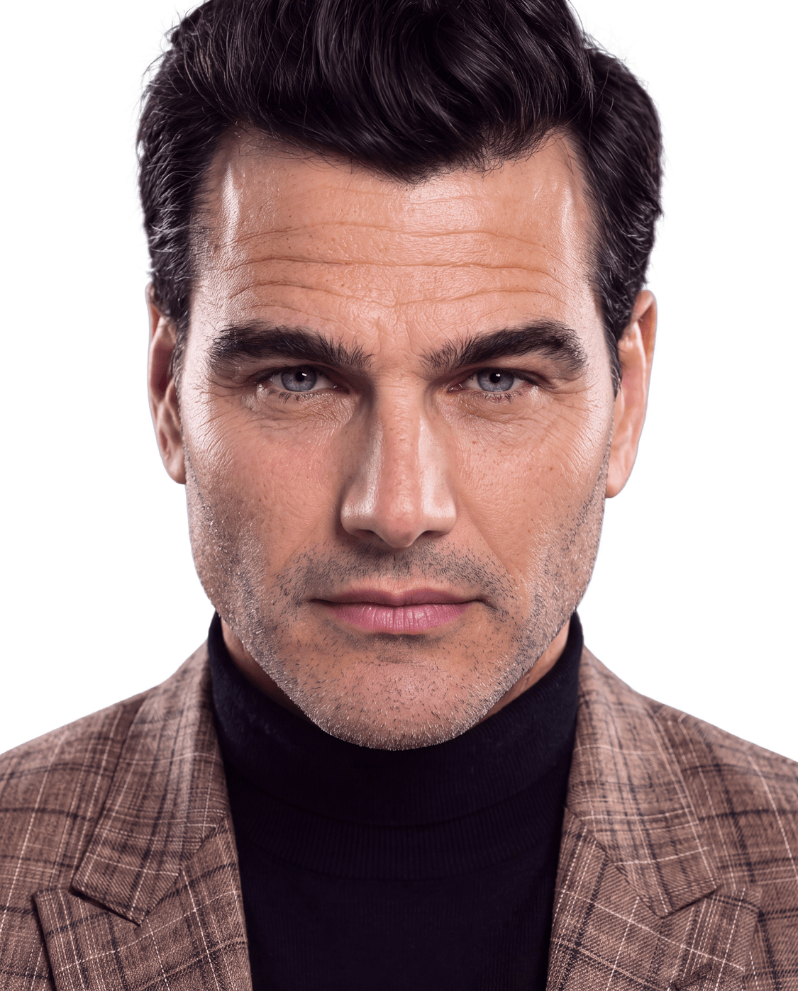 Hernán Drago, a real Argentine international model whose authorized digital version is available for AI productions