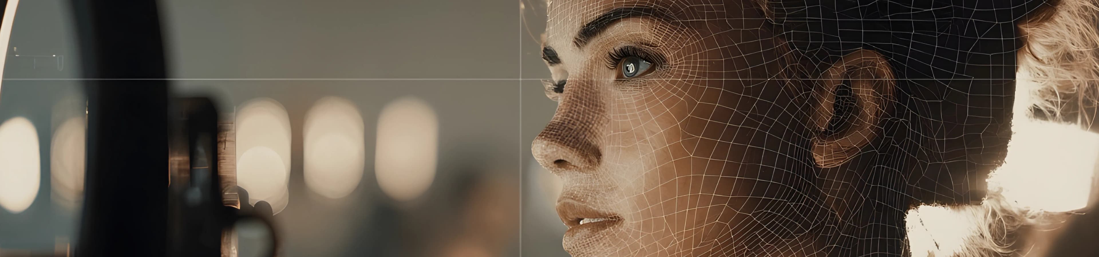 Hero servicio DELFI: Modelo IA generando catálogo de moda para e-commerce